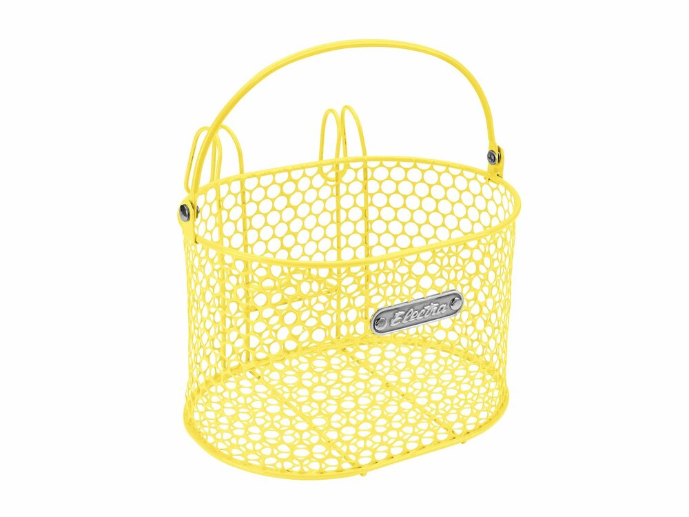 Electra Basket Honeycomb Small Hook Pineapple Yellow Front